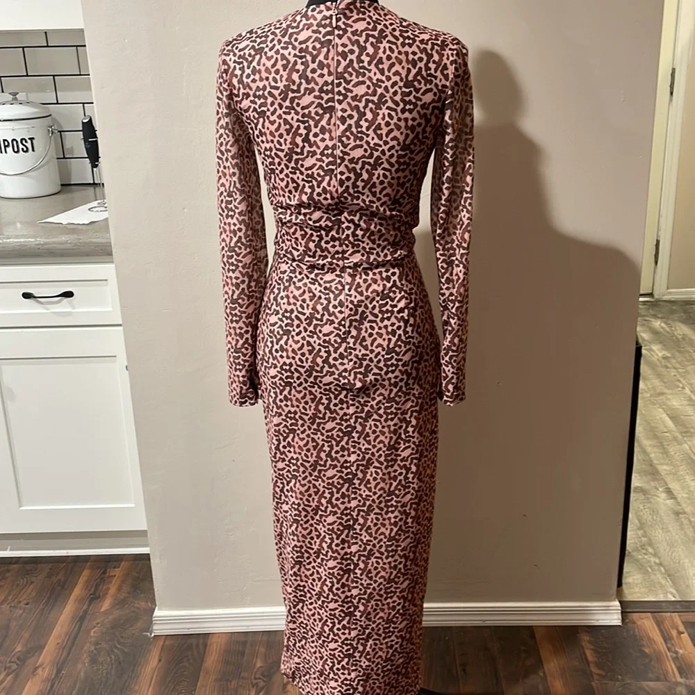 House of CB animal style print Bodycon midi dress - Picture 7 of 10